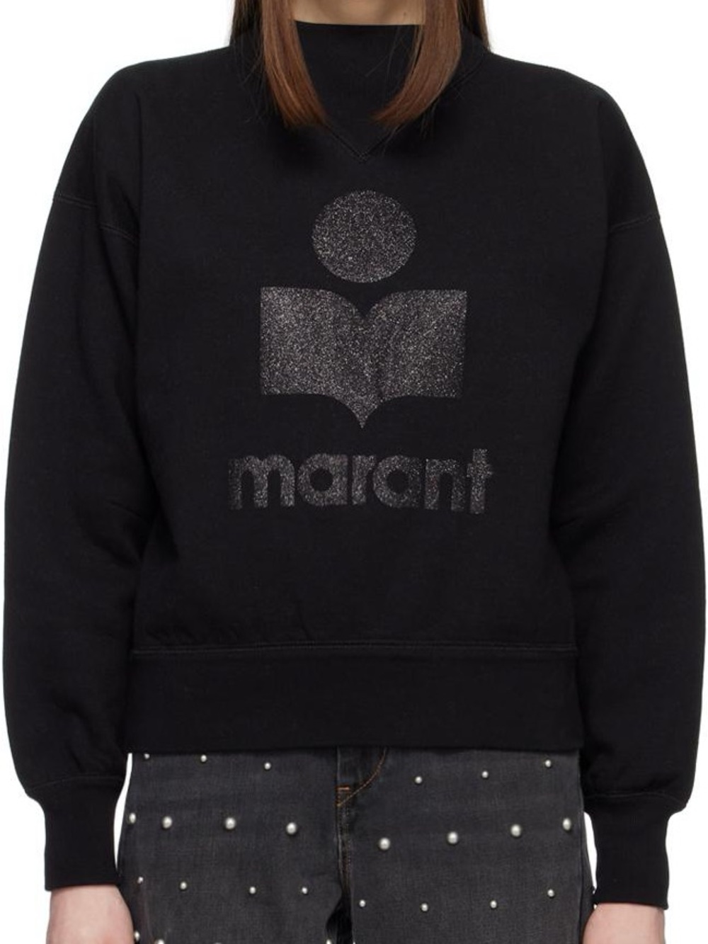 Isabel Etoile Marant Sweatshirt with Glitter logo